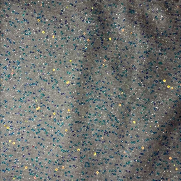 Forever 21 White Sequin Wrap Skirt - Picture 2 of 14